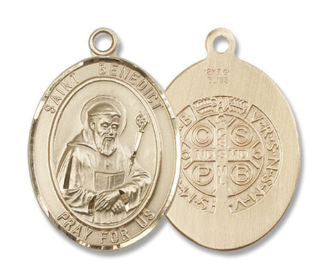 Double Sided Oval St. Benedict Medal