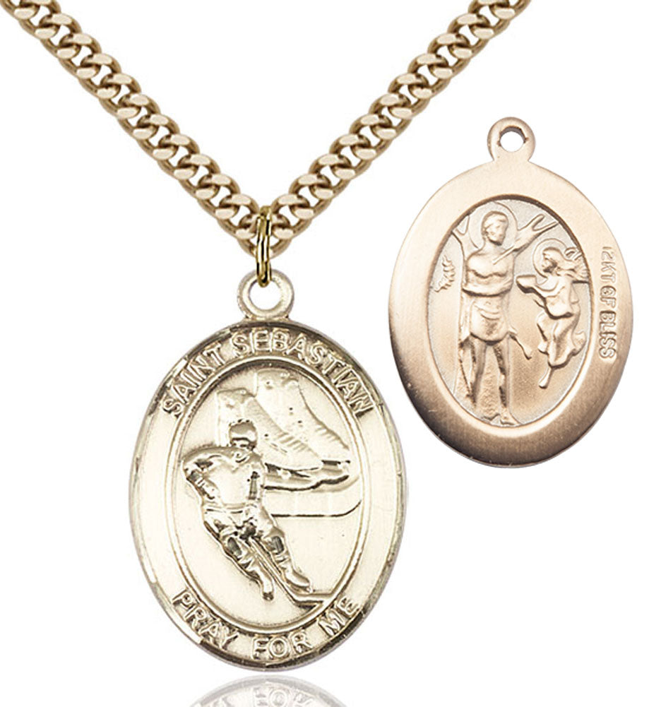 St. Sebastian Ice Hockey Pendant
