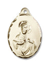 Teardrop Shape Scapular Pendant for Women