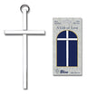 Plain Wall Cross 4" - Gold or Silver