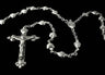 Sterling Silver Sacred Heart Rosary 8mm