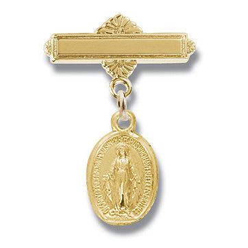 Miraculous Baby Pin - Gold Plated