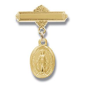 Miraculous Baby Pin - Gold Plated