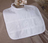 Cotton Pin Tucked Broadcloth Bib with Buttons for Boys
