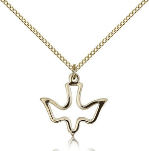 High Polish Cut Out Holy Spirit Medal
