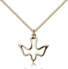 High Polish Cut Out Holy Spirit Medal