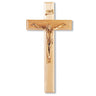 Oak Wall Crucifix With Salerni Corpus - 11 inch