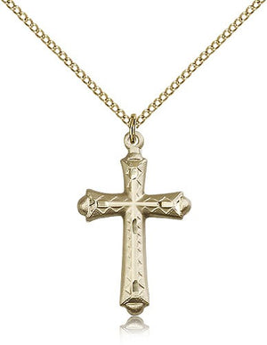 Women's Small Traditional Crucifix Necklace