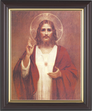 Sacred Heart of Jesus 8x10 Framed Print Under Glass