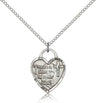 The Lord is My Shepherd Heart Pendant