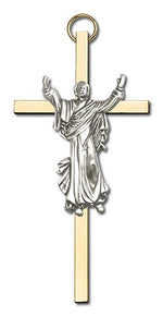 Risen Christ Wall Crucifix  4"