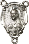 Scapular Sterling Silver Rosary Centerpiece