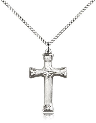 Women's Flared Tip Cross Pendant