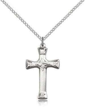 Women's Flared Tip Cross Pendant