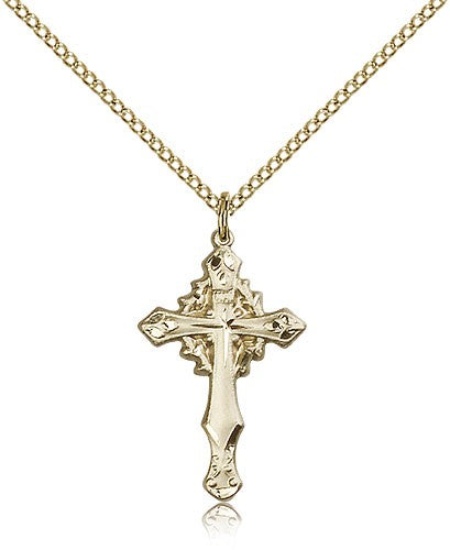 Women's Crown of Thorns Cross Pendant