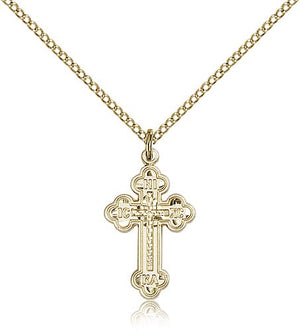 Russian Cross Medal Necklace