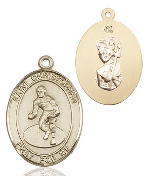 St. Christopher Wrestling Medal