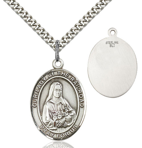 Our Lady of Grace of The Railroad Patron Saint Medal