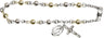 Miraculous Medal Crucifix Pendant Rosary Bracelet for Women