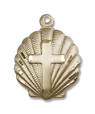 Cross Pendant Baptism Shell