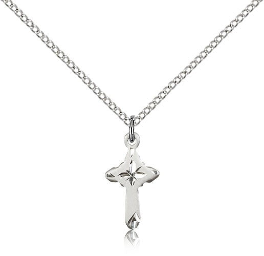 Etched Cross Pendant