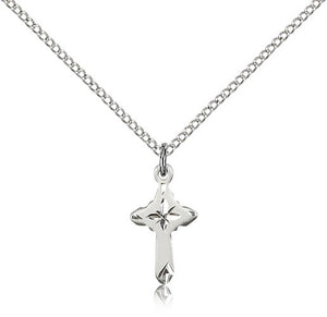 Etched Cross Pendant