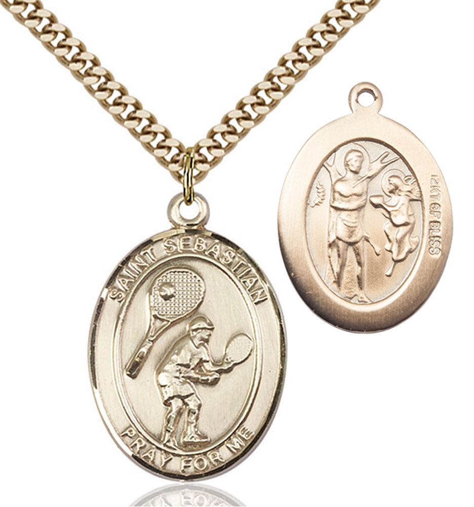 St. Sebastian Tennis Medal