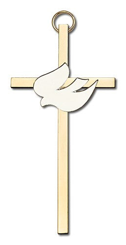 Holy Spirit Wall Cross with White Dove 4'