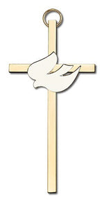 Holy Spirit Wall Cross with White Dove 4'