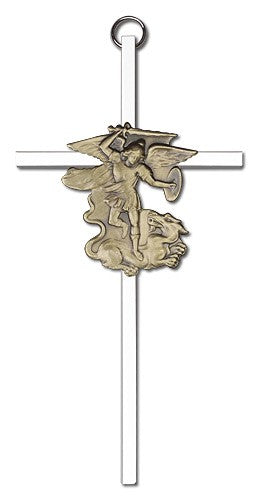 St. Michael Wall Cross 6'