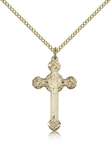 Women's Elaborate Tip Cross Pendant