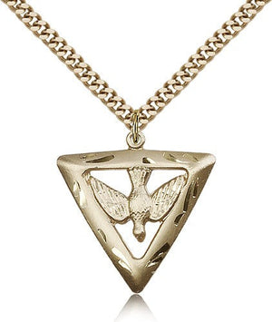 Women's Holy Spirit Triangle Pendant