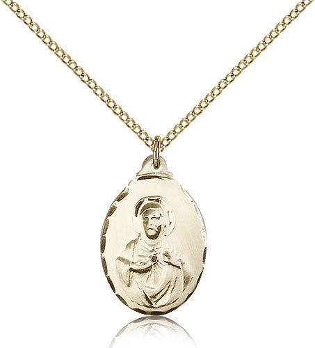 Teardrop Shape Scapular Pendant for Women