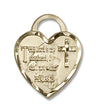 The Lord is My Shepherd Heart Pendant