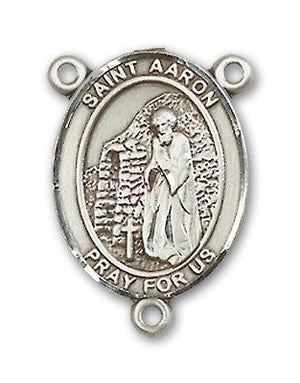 St. Aaron Rosary Centerpiece Sterling Silver or Pewter