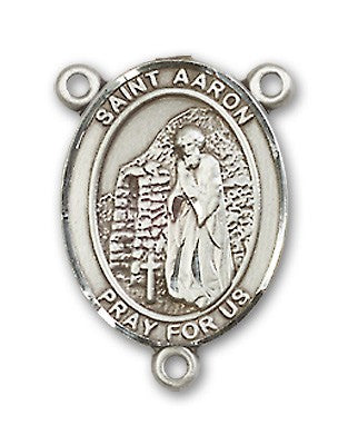 St. Aaron Rosary Centerpiece Sterling Silver or Pewter