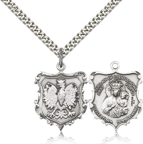Our Lady of Czestochowa Poland Medal