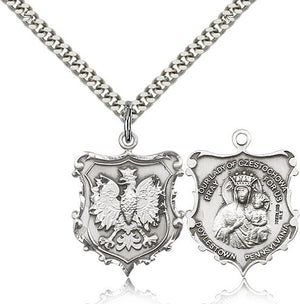 Our Lady of Czestochowa Poland Medal