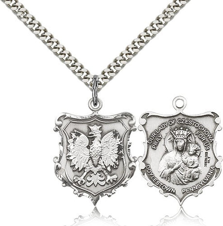 Our Lady of Czestochowa Poland Medal