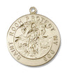 Round St. Roch Medal for Men