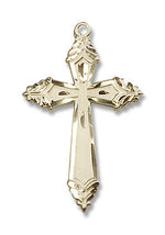Cross Necklace with Layered Tips