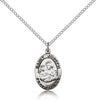 Petite St. Theresa Heart Shaped Necklace