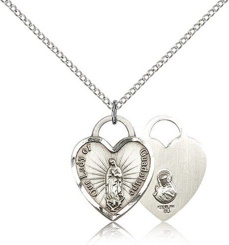 Our Lady of Guadalupe with Heart Medal