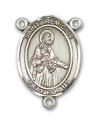 St. Remigius of Reims Rosary Centerpiece Sterling Silver or Pewter