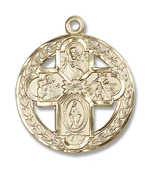 Round Four-Way Cross Medal for Women