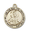 Satin Finish Women's Scapular Necklace