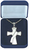 Deacon's Cross Pendant in Sterling Silver