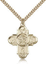 St. Michael and Our Lady 5-Way Pendant