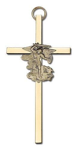 St. Michael Wall Cross 4'