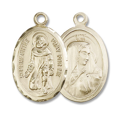 St. Peregrine Oval Shaped Medal